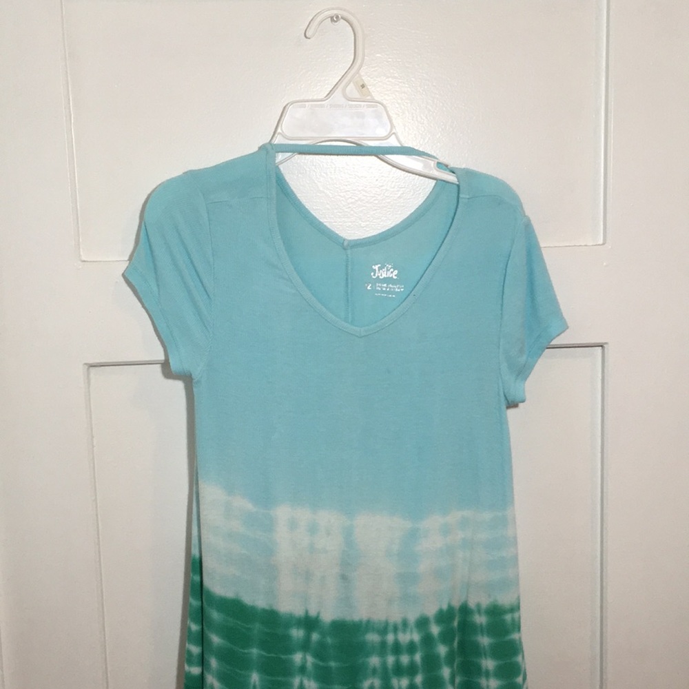 justice size 12 ombré tie-dye t-shirt